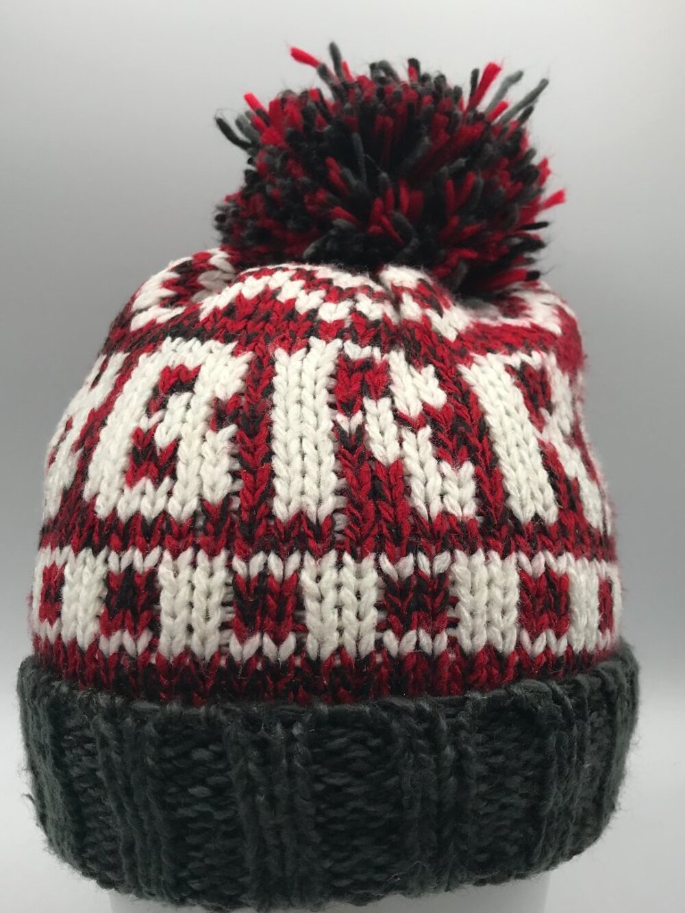 Place Kid's Large 4T-5T Lined Pom Pom Knit Beanie Cap Hat